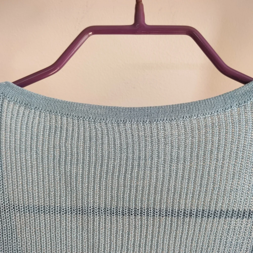 🎂 Bell Sleeve Light Blue Cardigan - Picture 6 of 15